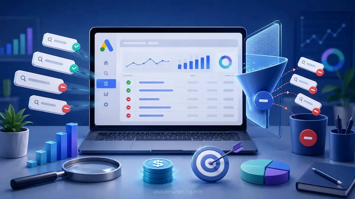Мінус-слова в Google Ads: як зібрати список до запуску і не злити бюджет на зайві запити